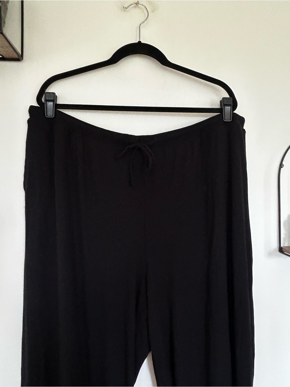 NWOT State of Day Black White Button Up Long Sleeve Pant Pajama Set Plus Size 3X - Picture 6 of 8